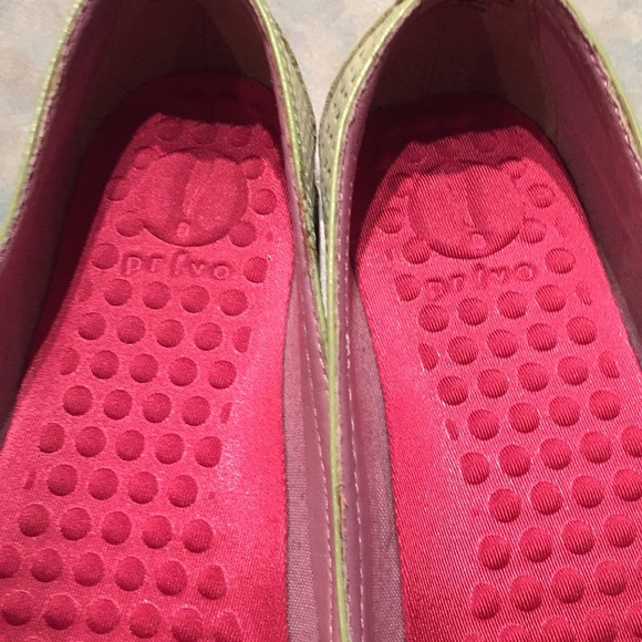 Privo light green leather flats - Picture 6 of 8